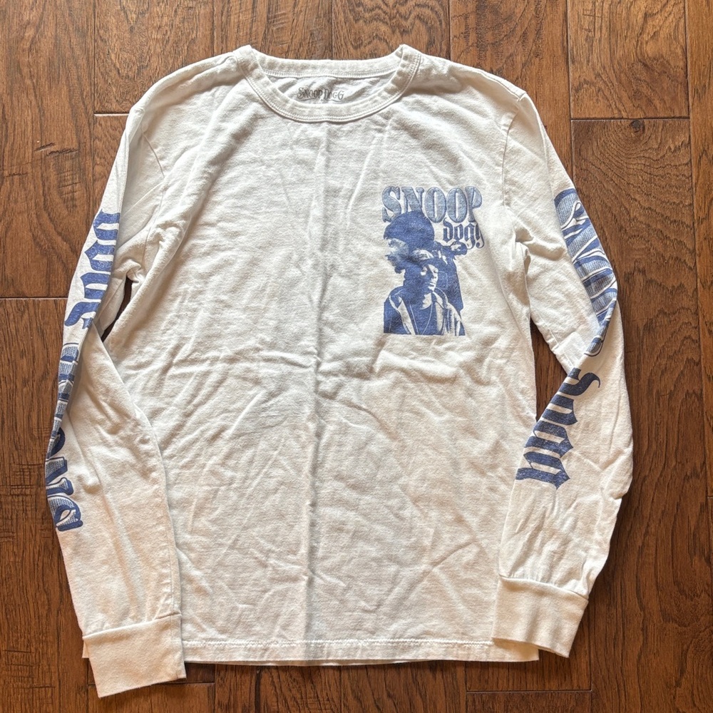 Vintage Young Snoop Dogg Cream Long Sleeve Shirt